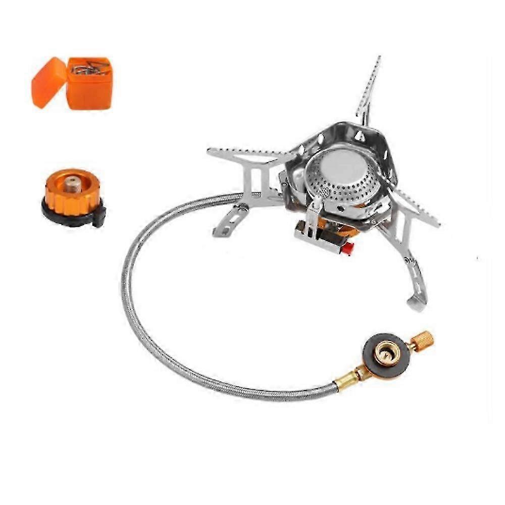 Moose Rocket Stove, Outdoor Portable Double-Layer Windproof Three-Burner Stove 2025