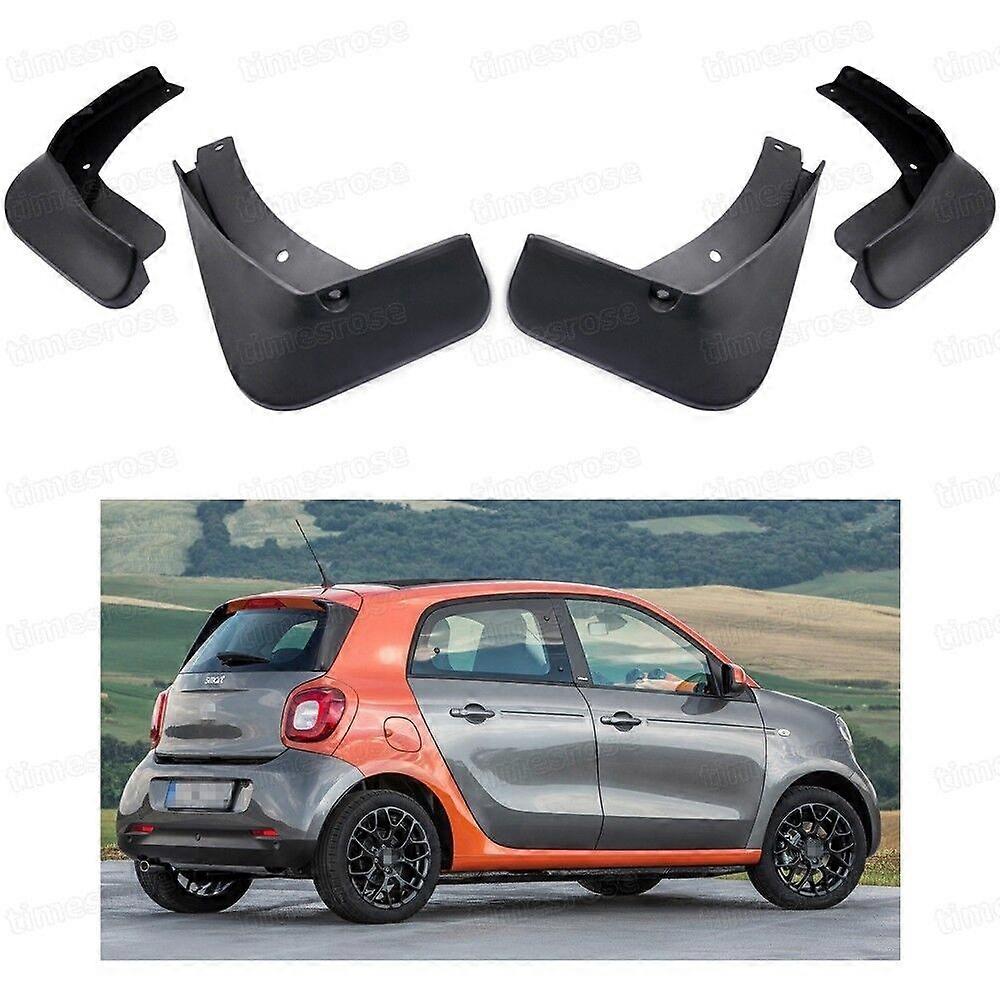 Compatible Car Mud Flaps Splash Guard Fender Mudguard for Smart forfour 2015 2016 2017