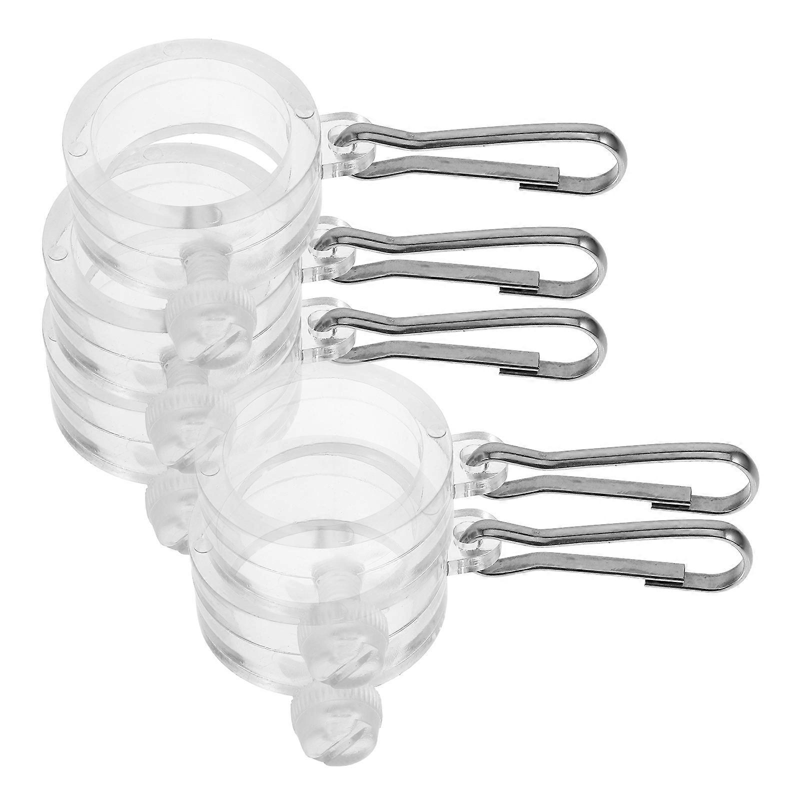 Flag Pole Rings Flag Fixation Accessories for Flag Pole Durable Fixation 5Pcs