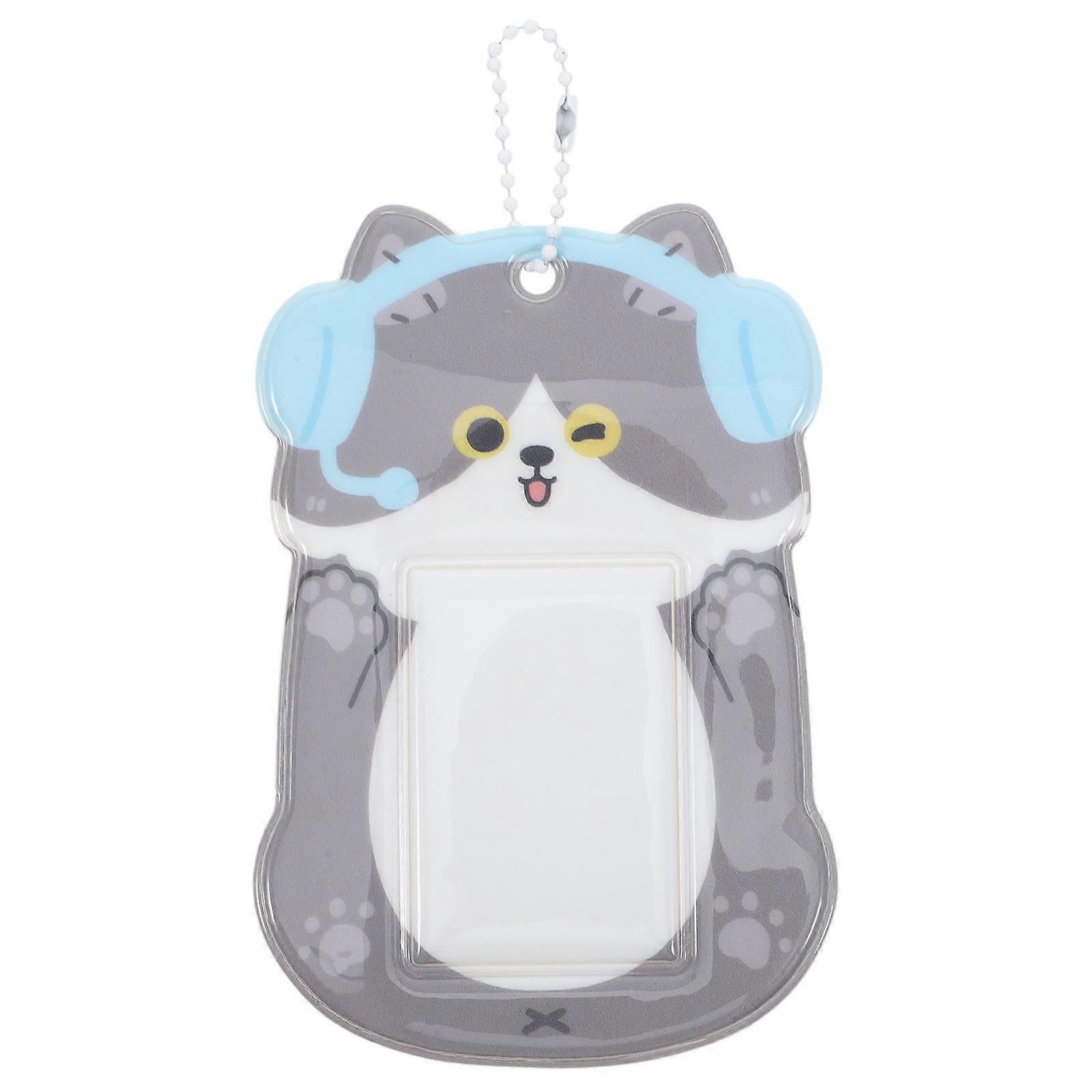 Stray Kids Lanyard Photo Frame Wolf ID Badge Holder Versatile Storage Daily Life 1Set