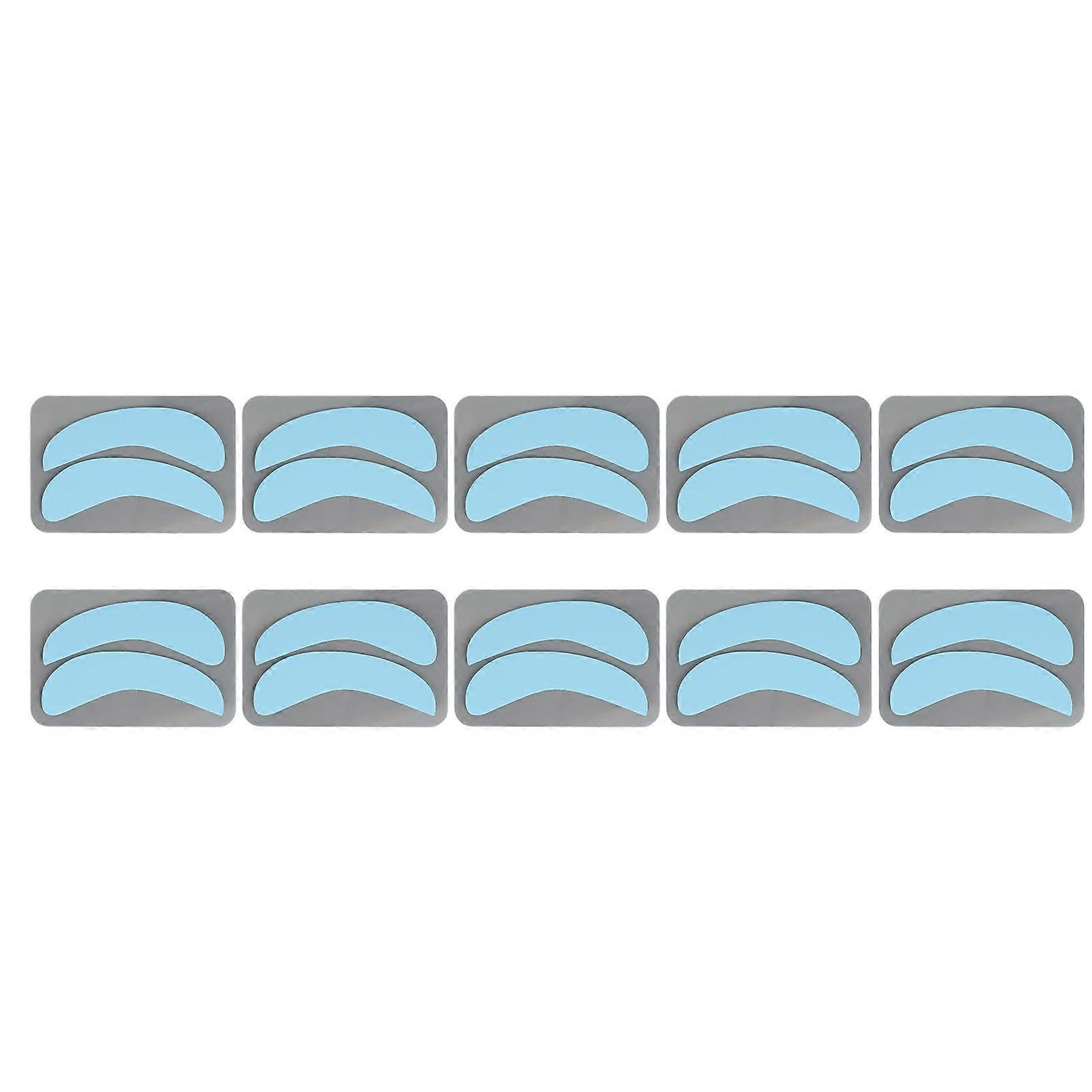 2025 Latest Model 10 Pairs Eyelash Extension Under Eye Pads Half Moon Shaped R...