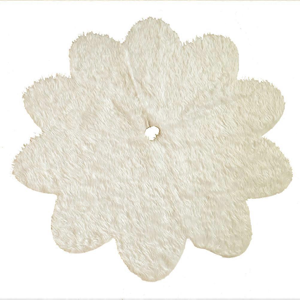 Thick Tree Skirt Traditional Christmas Style Nylon Home Decoration Tree Base Cover 1Set