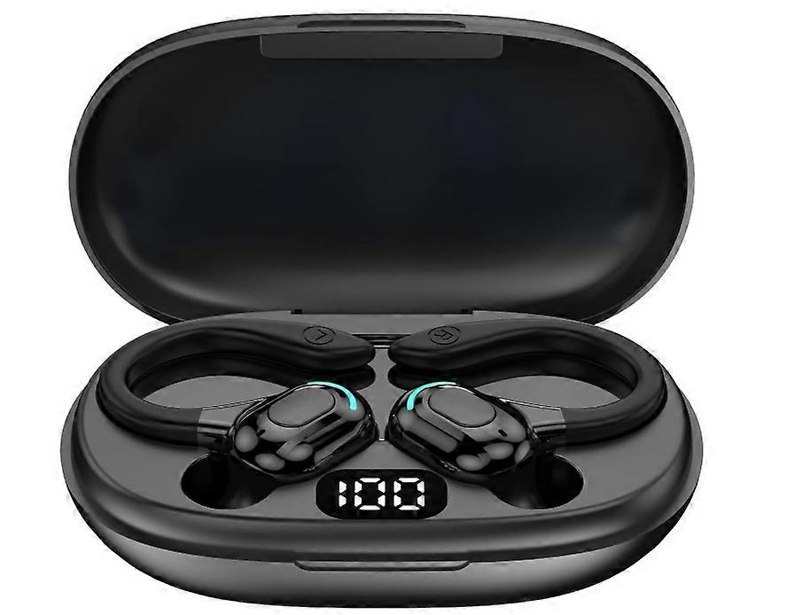 Wireless Earbud,Sports Bluetooth 5.3 Headphones,Bluetooth Earbud with Mic Deep Bass for iPhone/Android(Black)