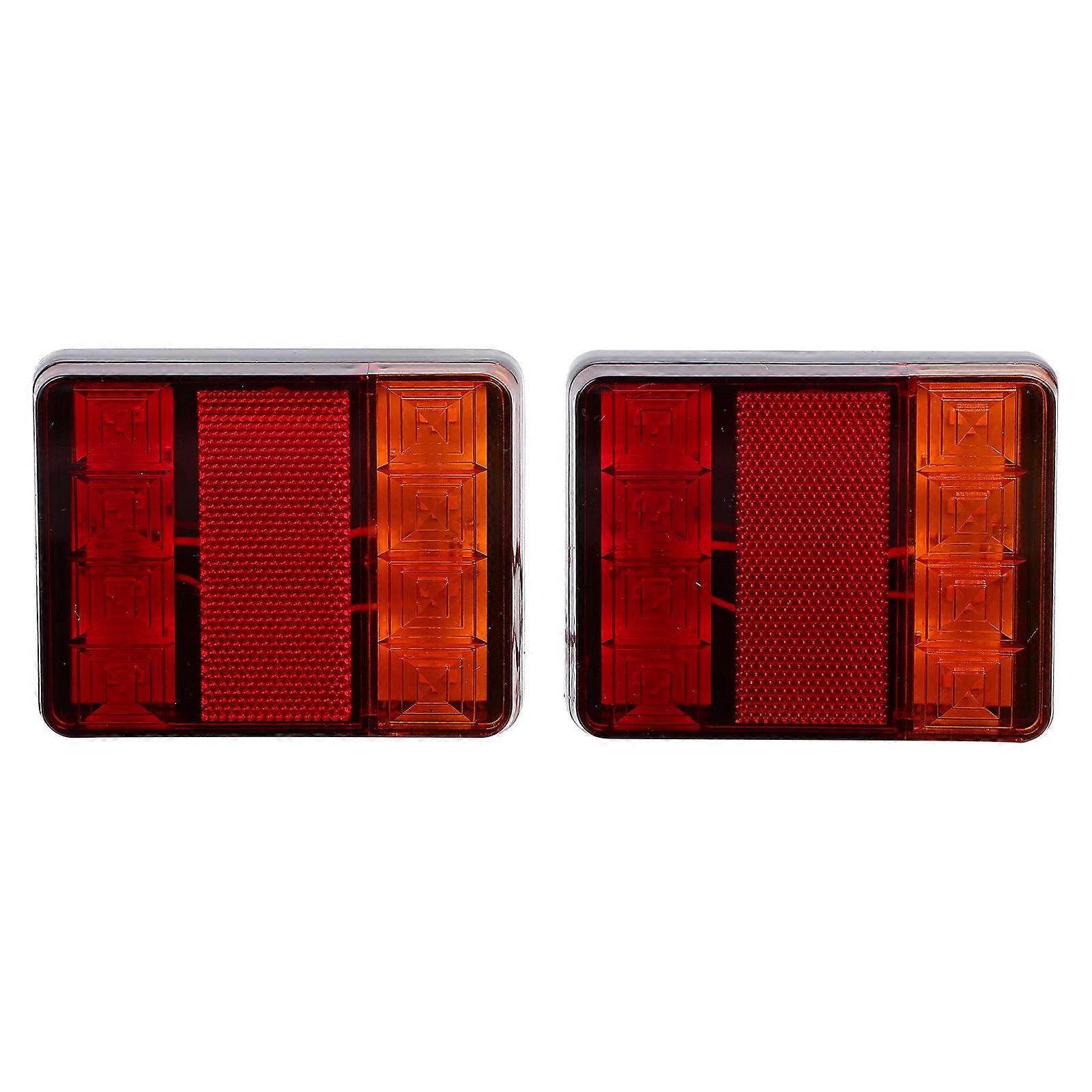 Trailer Turn Signal Light Lamp Assorted Color 11.5x9CM Waterproof 2Pcs