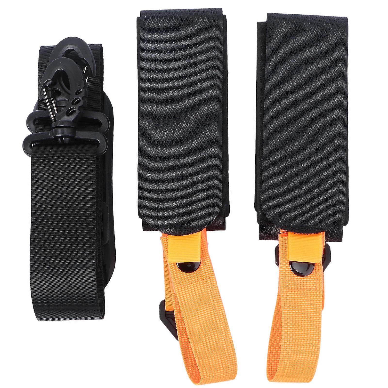 Snowboard Leash Adjustable Snowboard Shoulder Strap Hook and Loop Closing 1Set