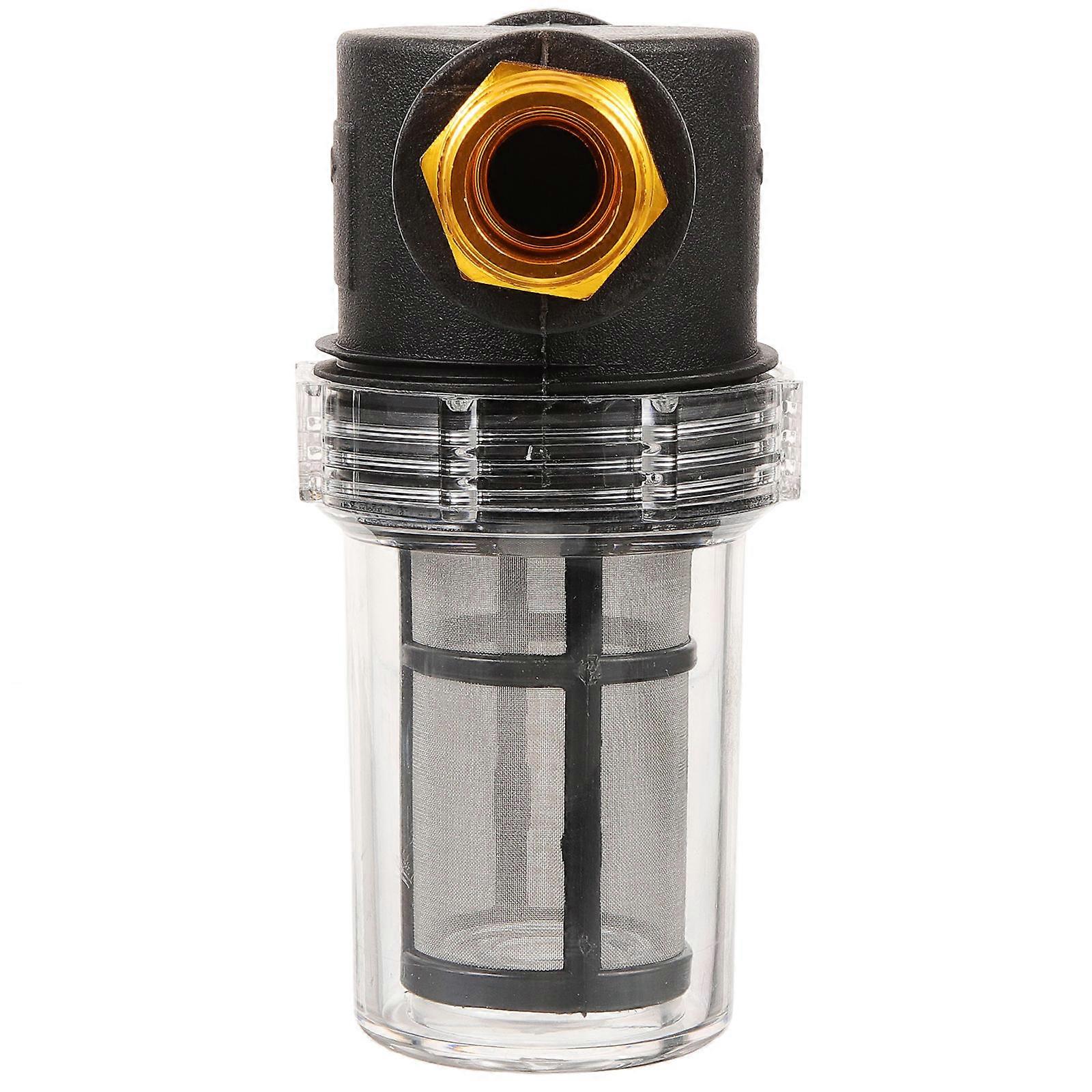 High Pressure Sediment Filter for Garden Hose – Clean Water Inlet Protection for Pressure Washers, Durable & Easy to Install