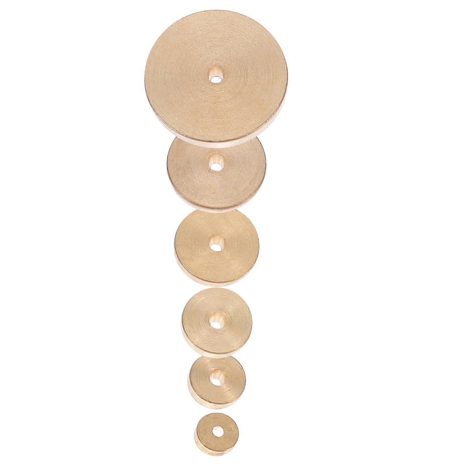 6pcs DIY Positioning Gauges, Brass Margin Tools for Creating Uniform, Equidistant Lines with Smooth Edges – Ideal for Crafting Beginners &