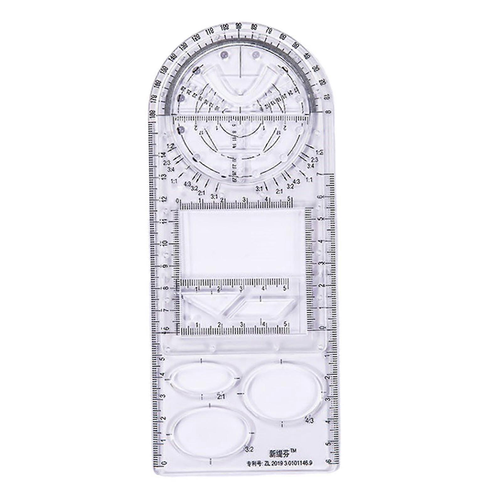 多機能描画定規角度測定テンプレートツール高校