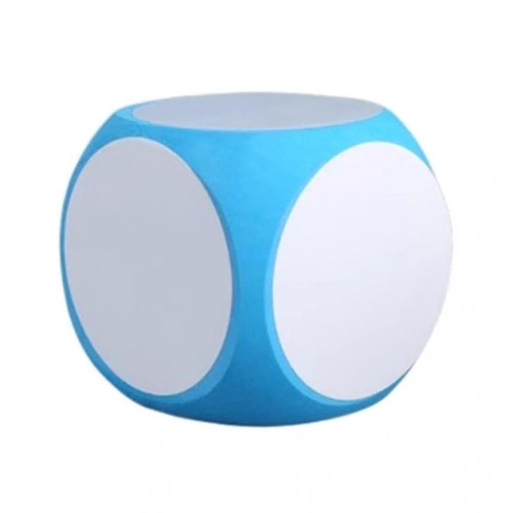 DIY Blank Dice Write On/Wipe Off, Cleanable Game Cubes for Classroom - Blue