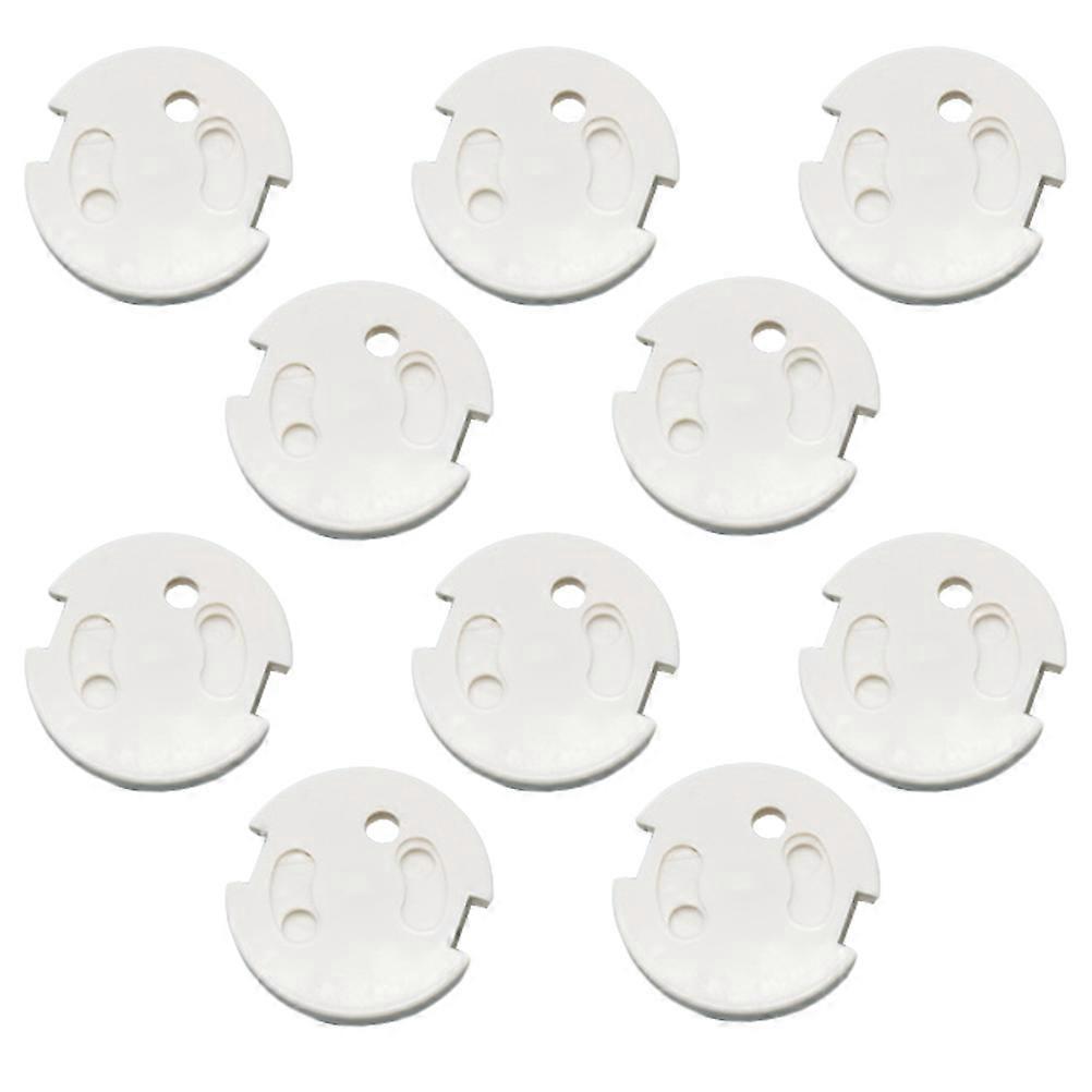 10 Pack Childproof Socket Covers for French Outlets – Durable ABS Protectors to Prevent Electric Shock with Easy Installation for Home Safety