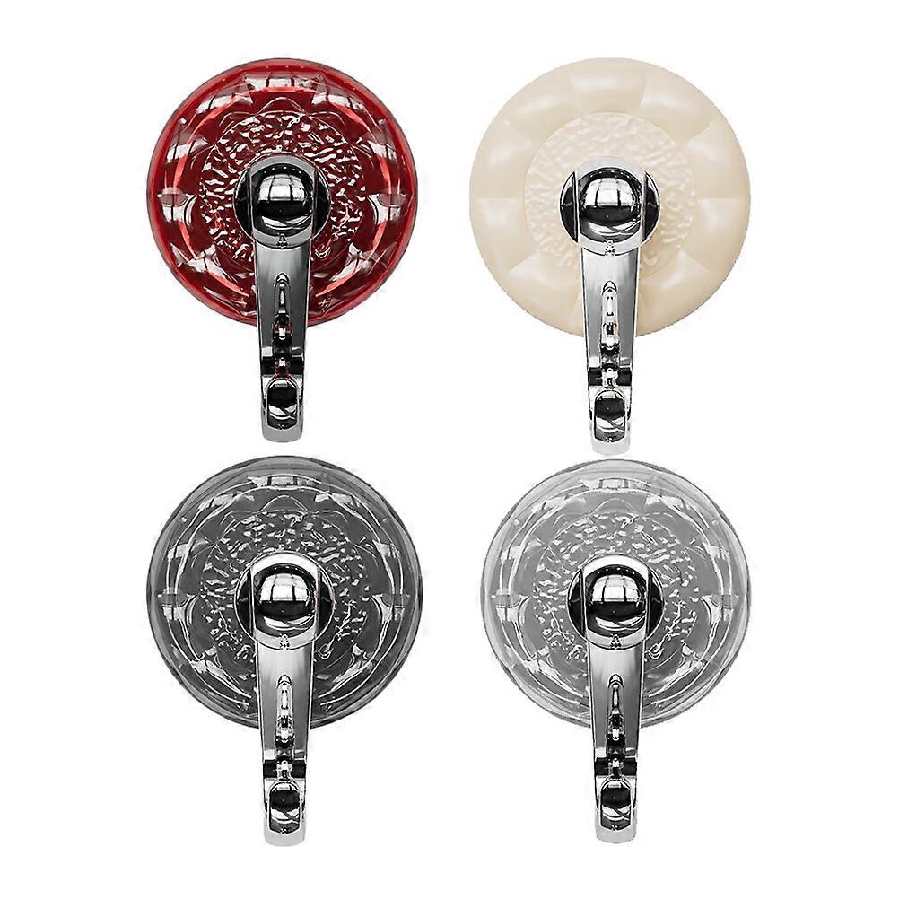 Towel Hooks For Bathrooms Suction Cup Hooks Hangers Multi Purpose Hooks Hanging Towels Bathroom Accessories Gray 4Pcs