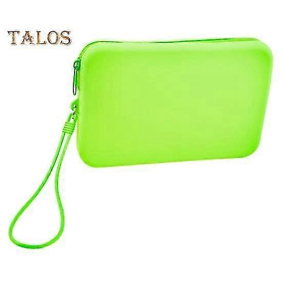 Makeup Bag High Capacity Storage Solid Color Convenient Easy Storage Toiletry Bag Storage Tool