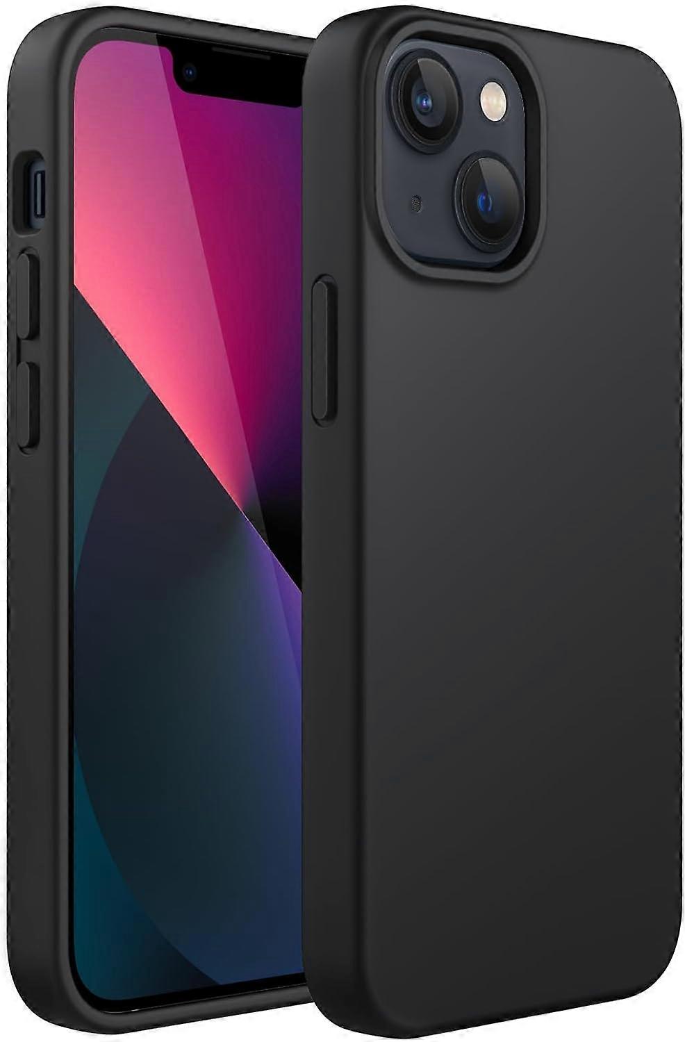 iPhone 13 Silicone Protective Case, (Black)