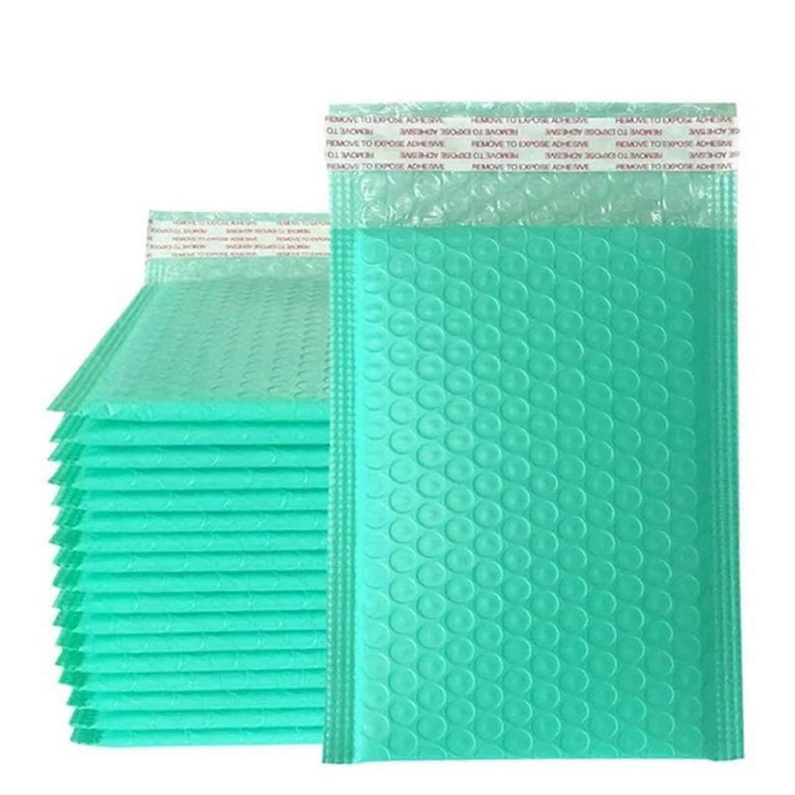 Bubble Mailer Pack of 50, Green, 18 x 23 cm