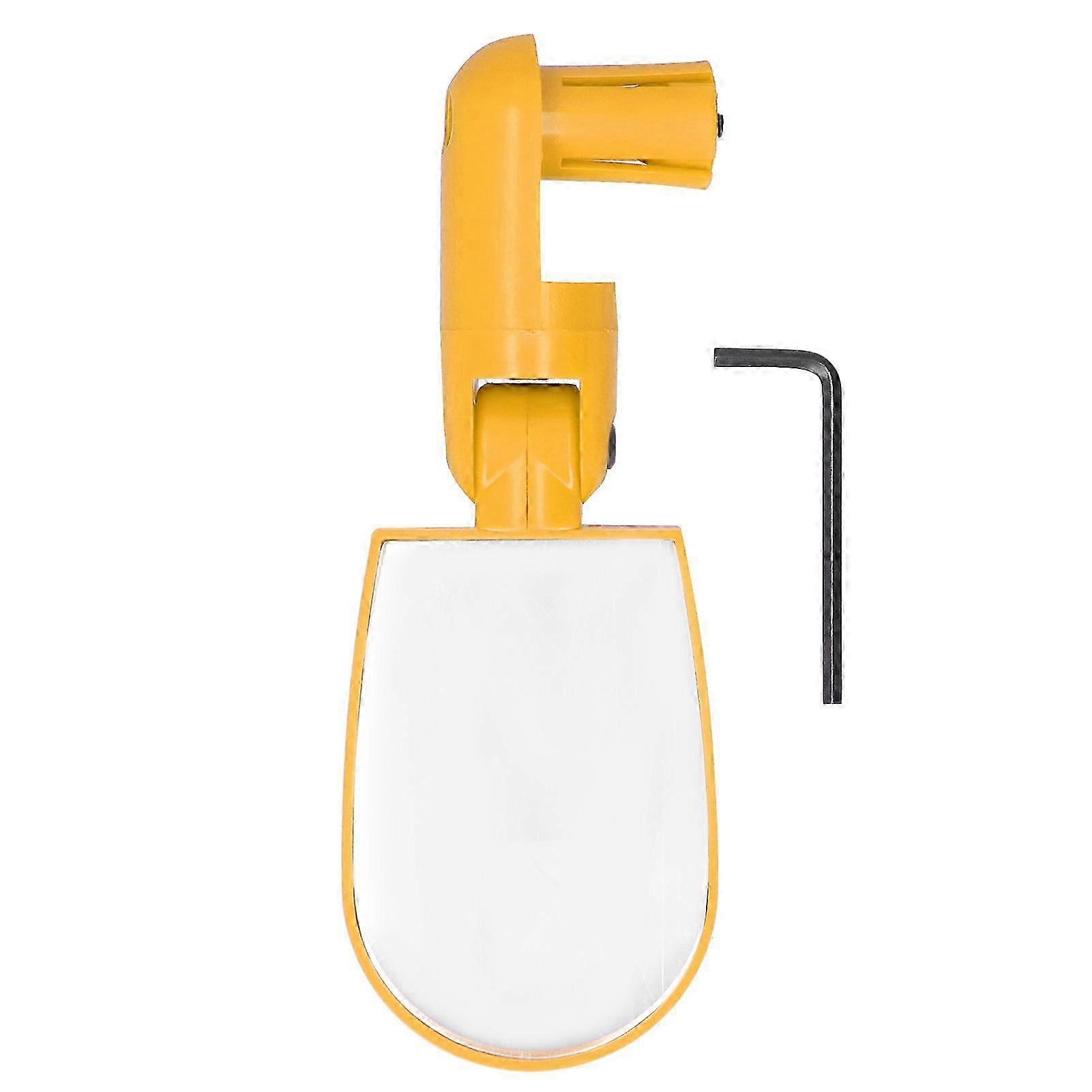 Universal 360 Degree Rotatable Bicycle Handlebar Mirrors in Yellow