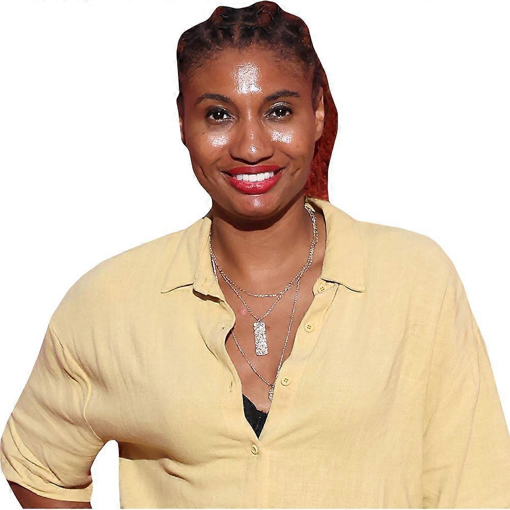 ängel mccoughtry (gul klänning) halvkropp kompis utskärning