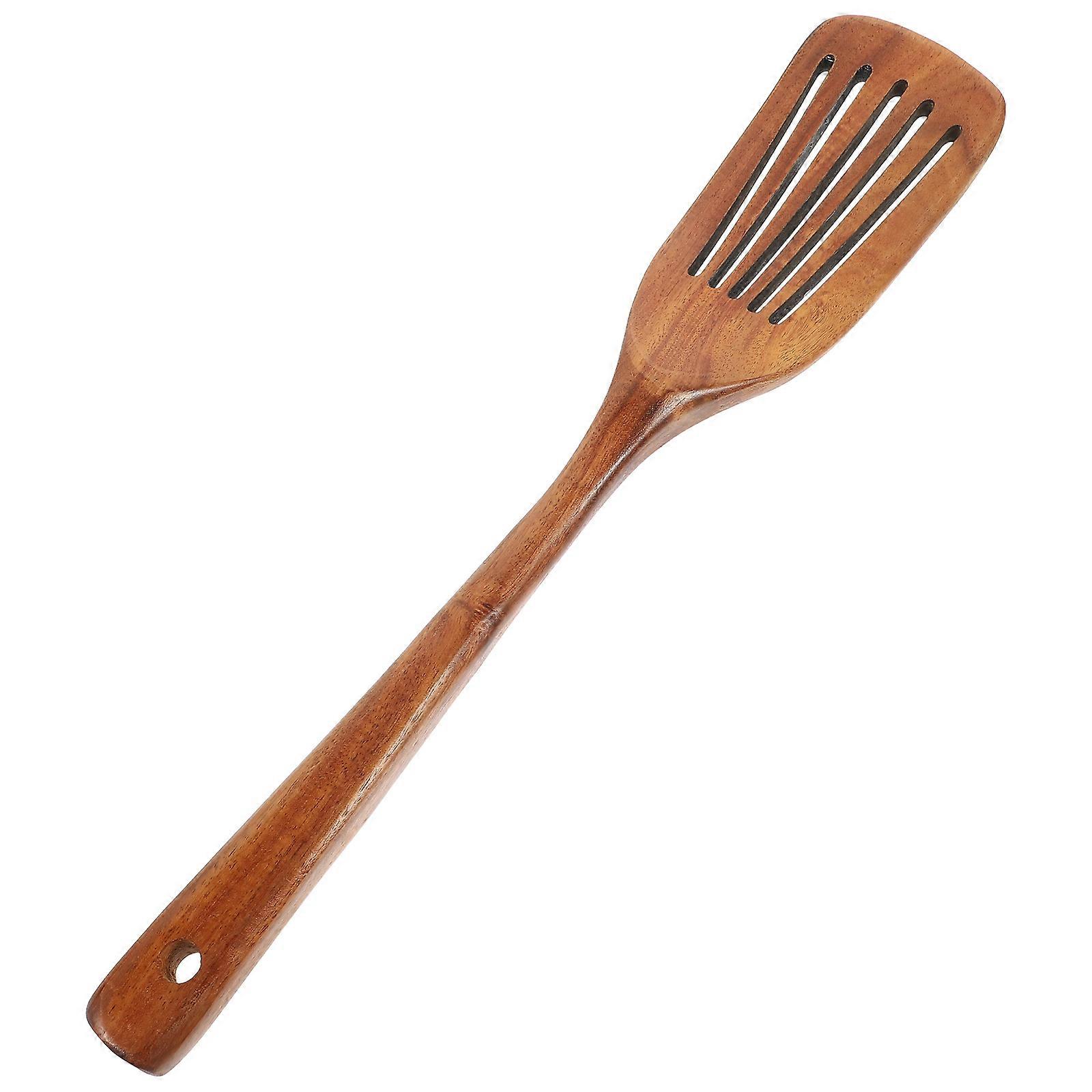 Wood Cooking Utensil Slotted Spatula for Housewarming present 1Pcs
