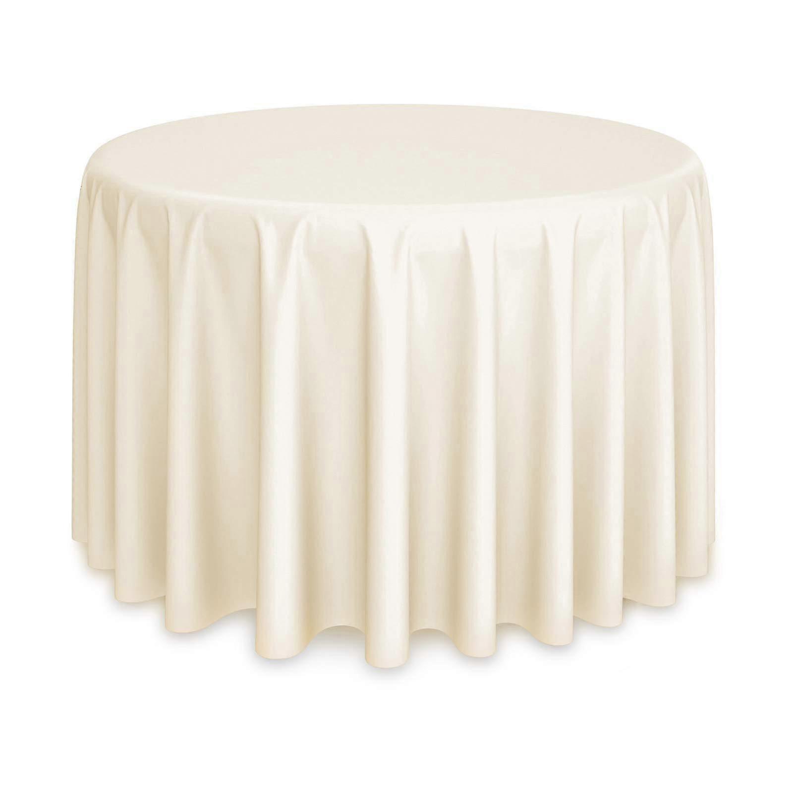 20 120 round polyester tablecloths suitable for weddings and more