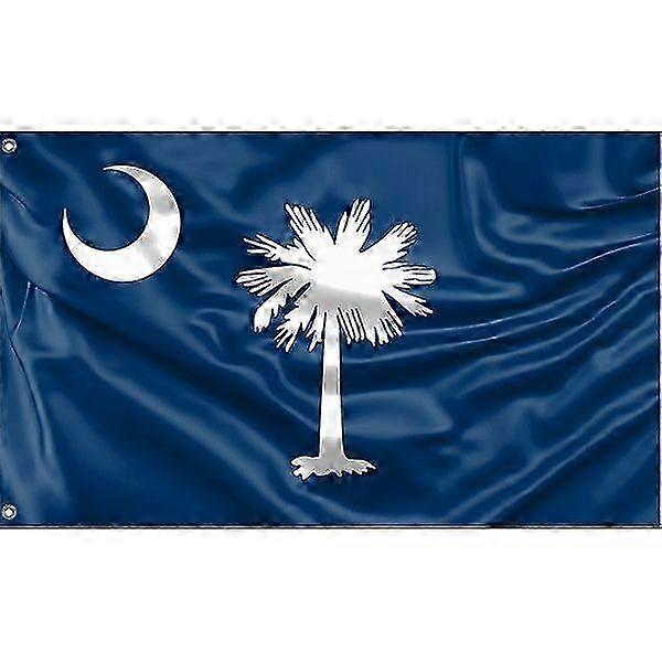 Drapeau de la Caroline du Sud redessiné, design unique, différentes tailles disponibles