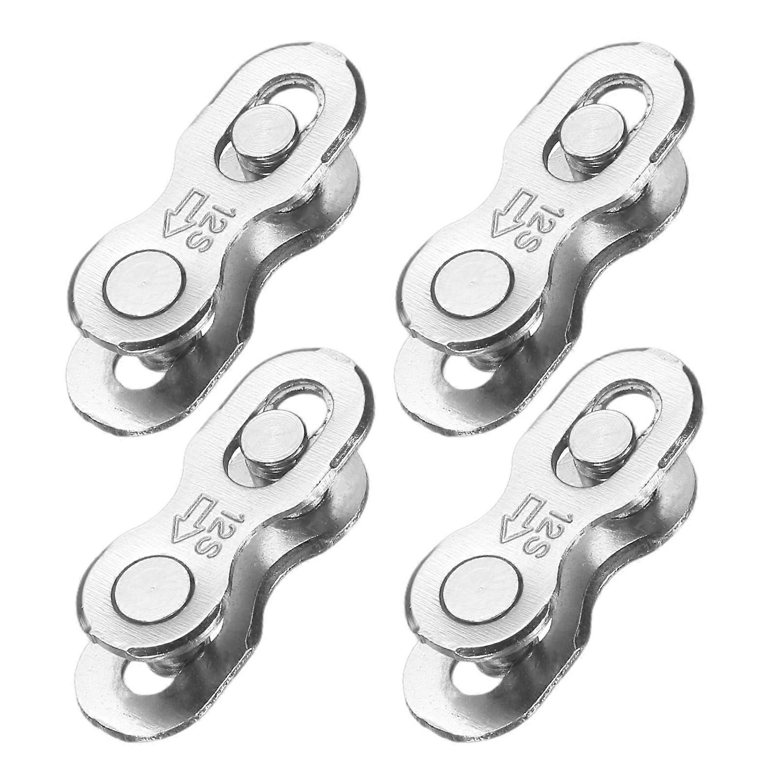 4 pieces 12speed reusable steel bicycle chain quick link for mountain bikes