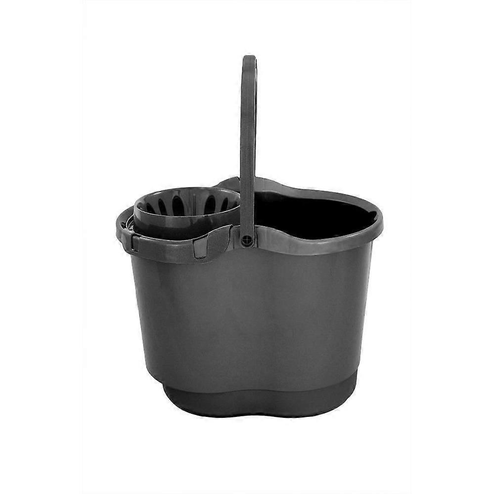 Mop Bucket & Squeezer Volcanic Ash 31x29x39 High Quality Surface Cleaning Smooth Plastic Tool