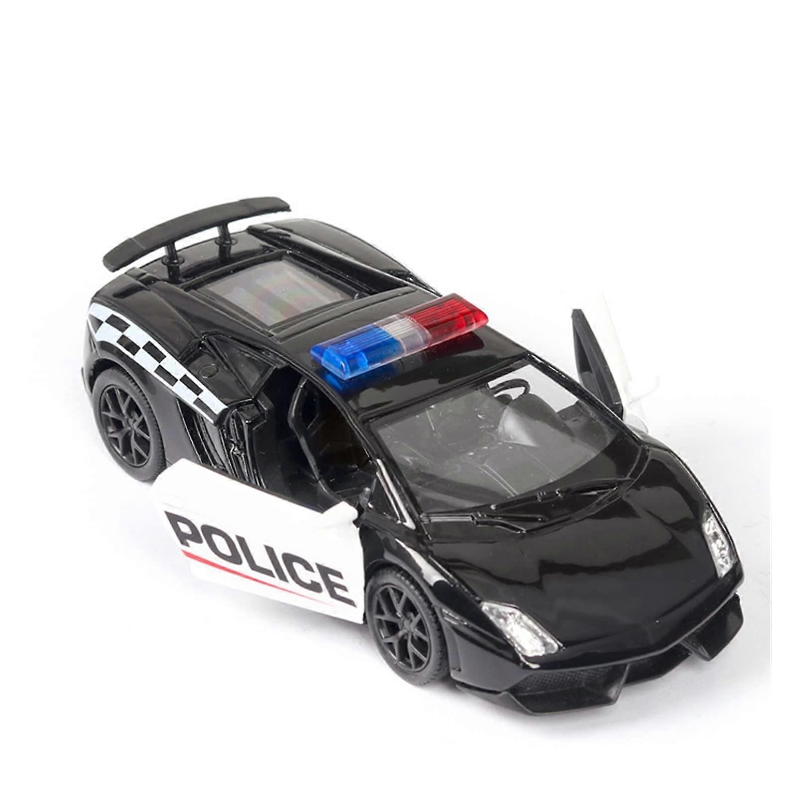 Lamborghini Huracan LP6104 Police Car DieCast PullBack Model Toy Series 1:36 (2)