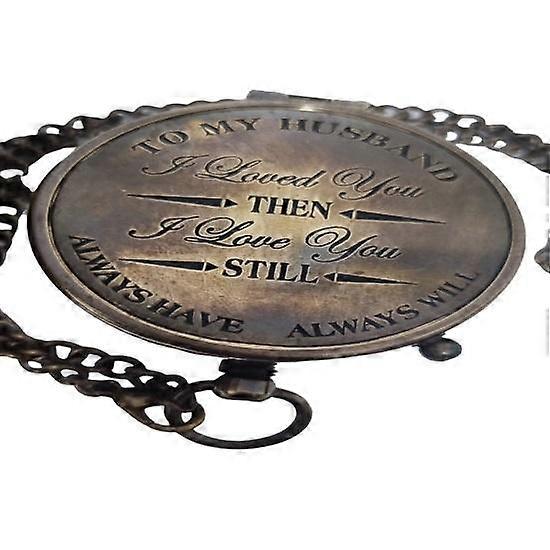 Bericht op een kompas echtgenoot volledig functioneel