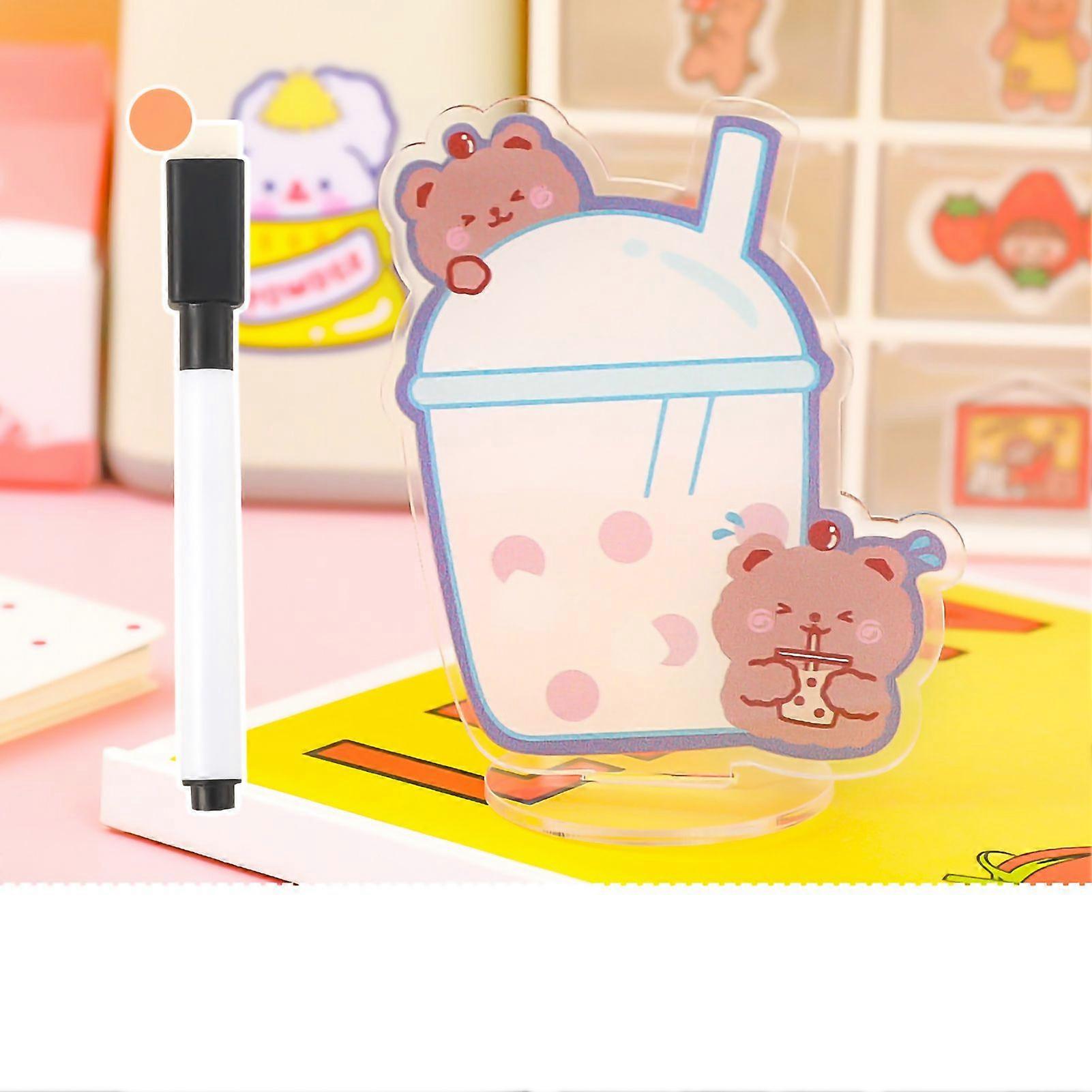 2025 Latest Model Acrylic Dry Erase Board Cute Acrylic Message Board Erasable