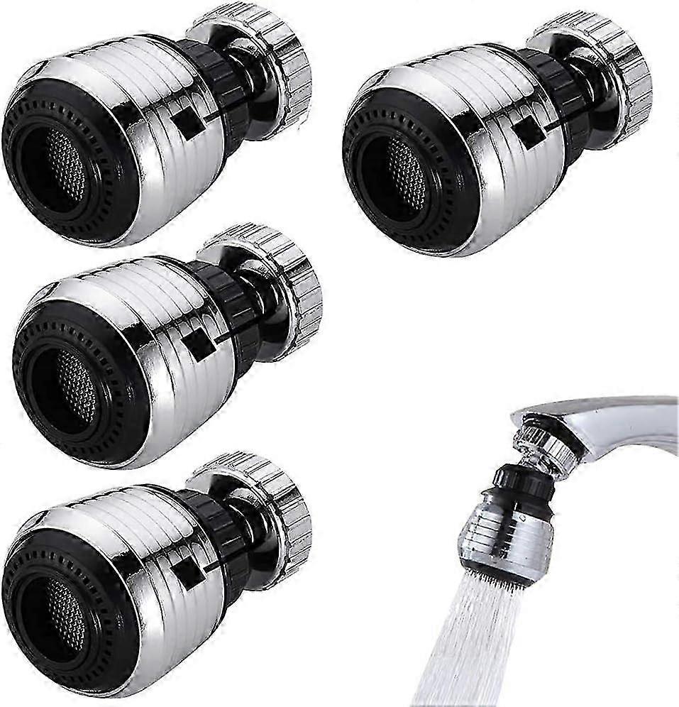 360° Faucet Aerator - 4-Piece Adjustable Rotating Nozzle