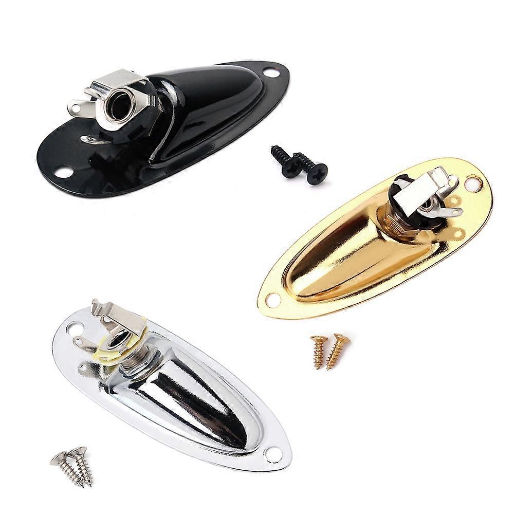Input Jack Plug Socket Boat Shape Guitar Input Jack for Musicians and Instrument Enthusiasts 1Set