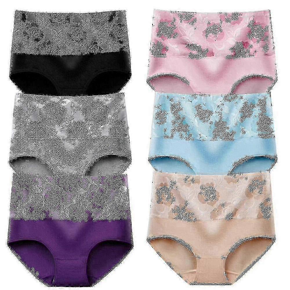 6 st Everdries läckagesäkra underkläder för kvinnor inkontinensskyddande byxor