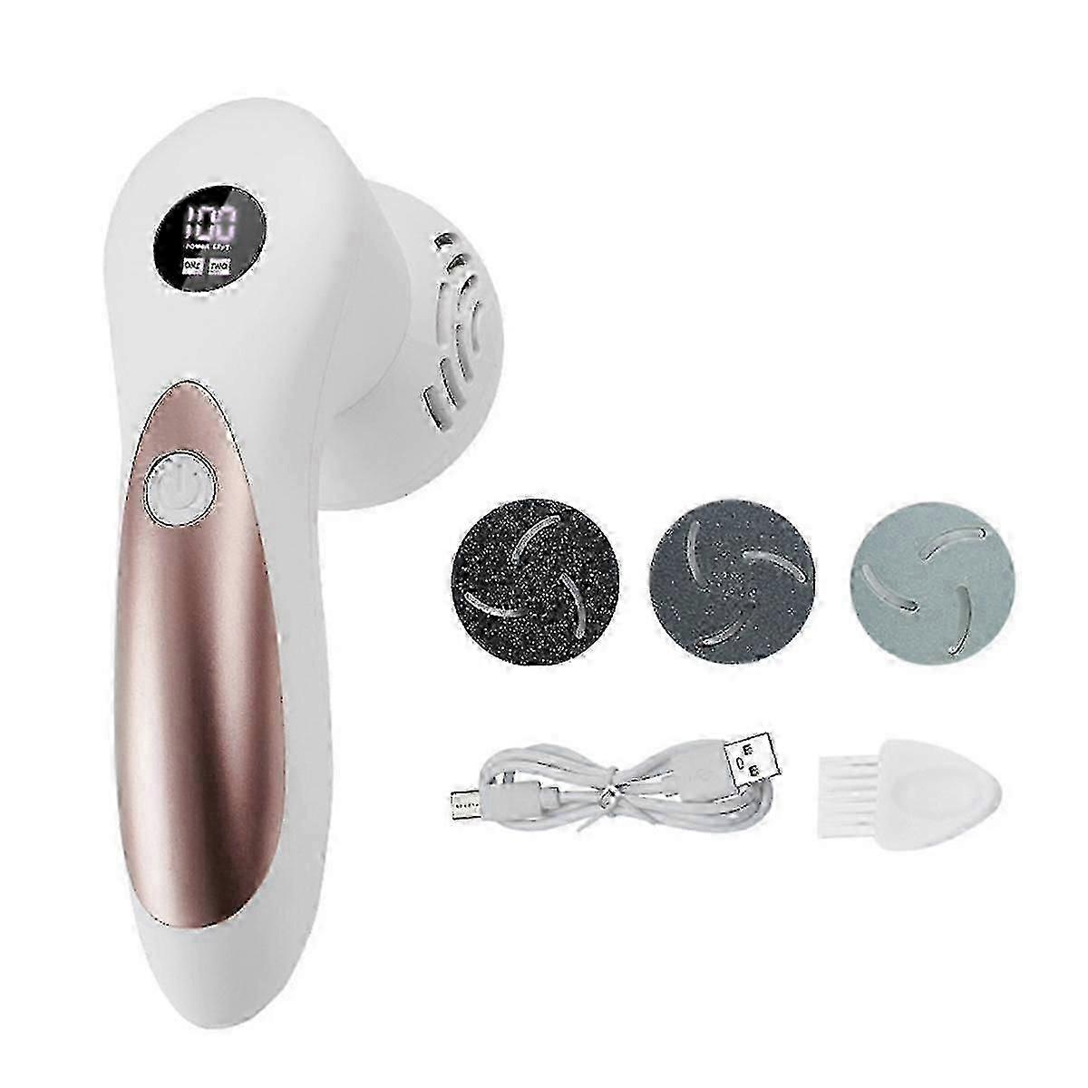 Electric Foot Callus Remover Kit Rechargeable Callous Removers Portable Foot File for Dead Hard Cra