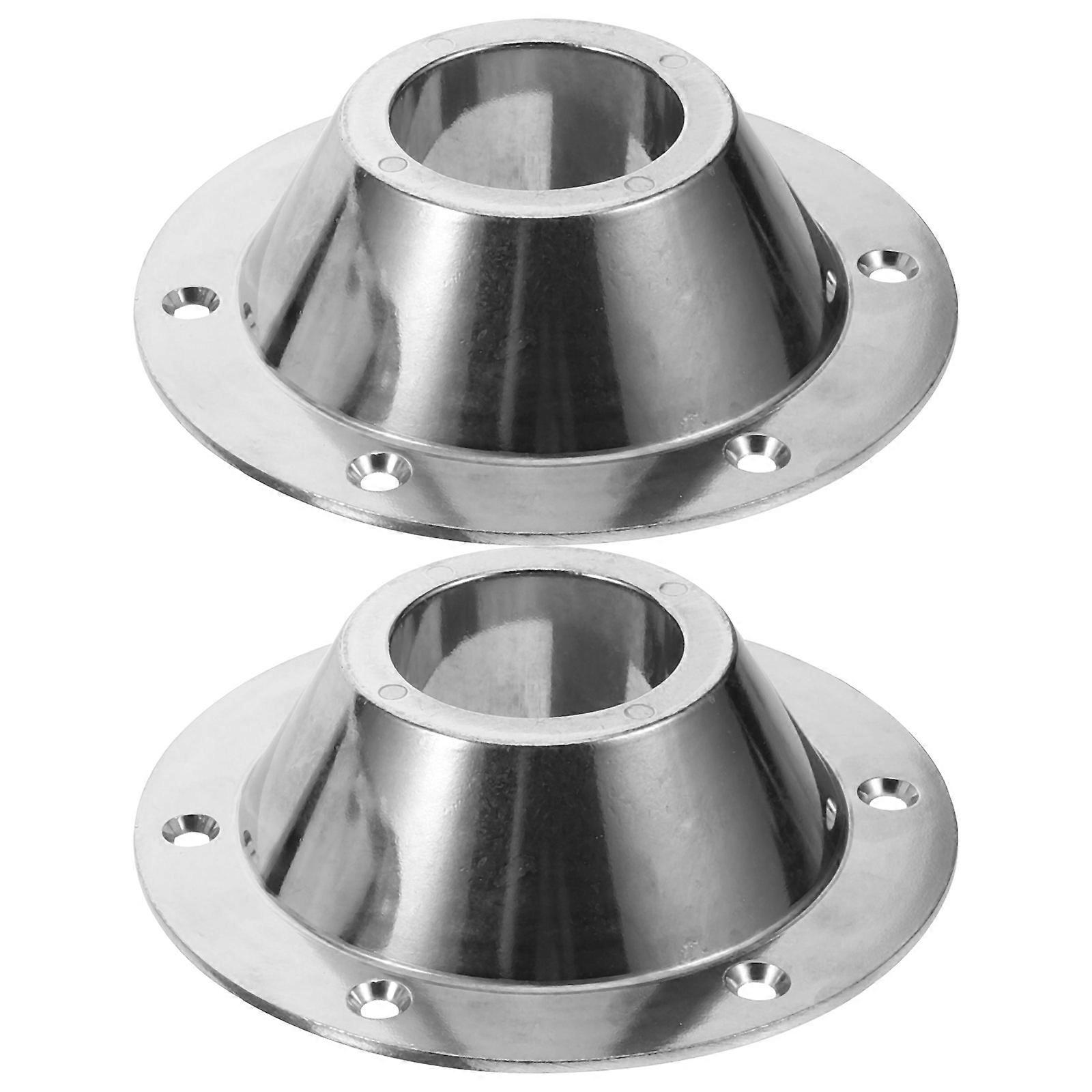 Aluminum RV Table Base Pedestal Mounting Flange Floor Mount for Camper Yacht Sturdy Sleek Design