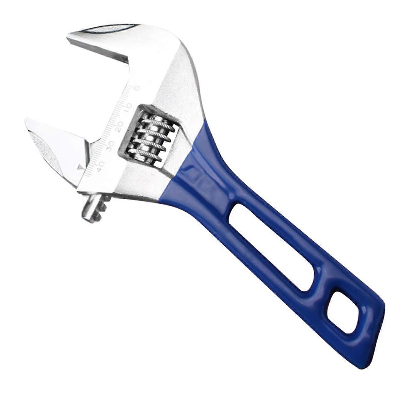 Compact Adjustable Wrench Monkey Wrench with Wide Mouth Portable Tensioner for Bathroom and Household Use.