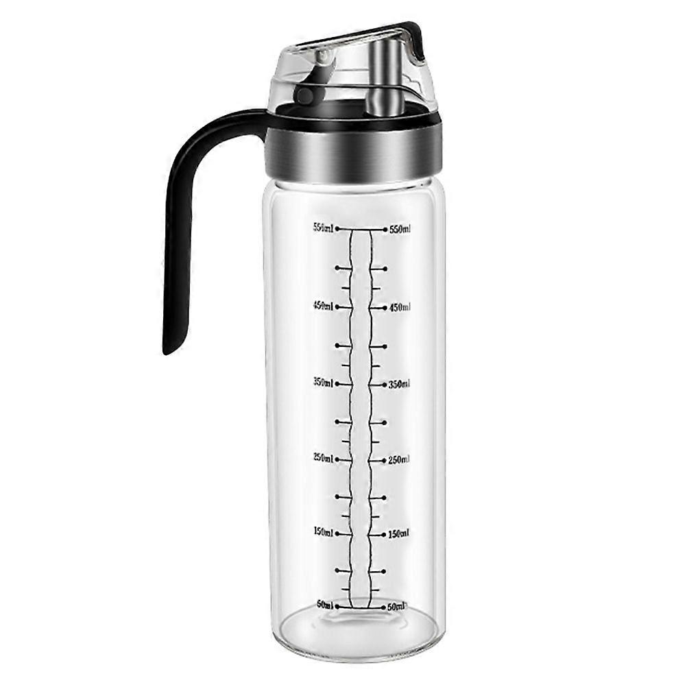 Glass Oil Dispenser with Leakproof Stainless Steel Nozzle, Automatic Lid for Kitchen Use – Great for Storing Vinegar, Soy Sauce, and Cooking Oils