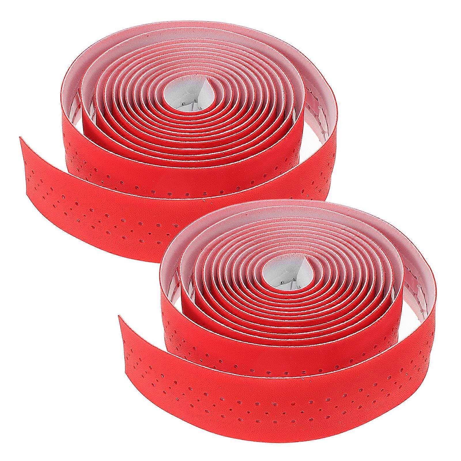Bicycle Handlebar Tape Artificial Leather Versatility Cyclists Easy Installation 19000X300X010Cm 1Pair