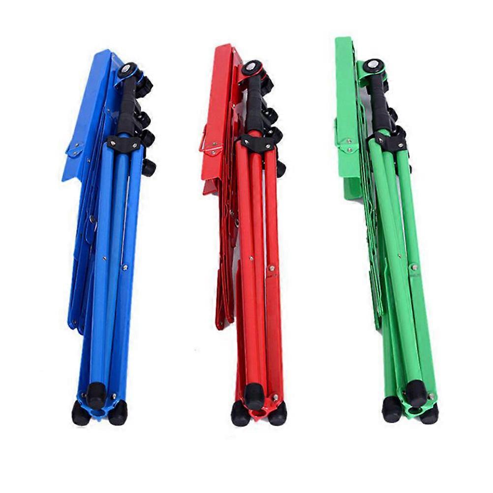 Adjustable Folding Music Sheet Tripod Stand for Music Red Metal Holder