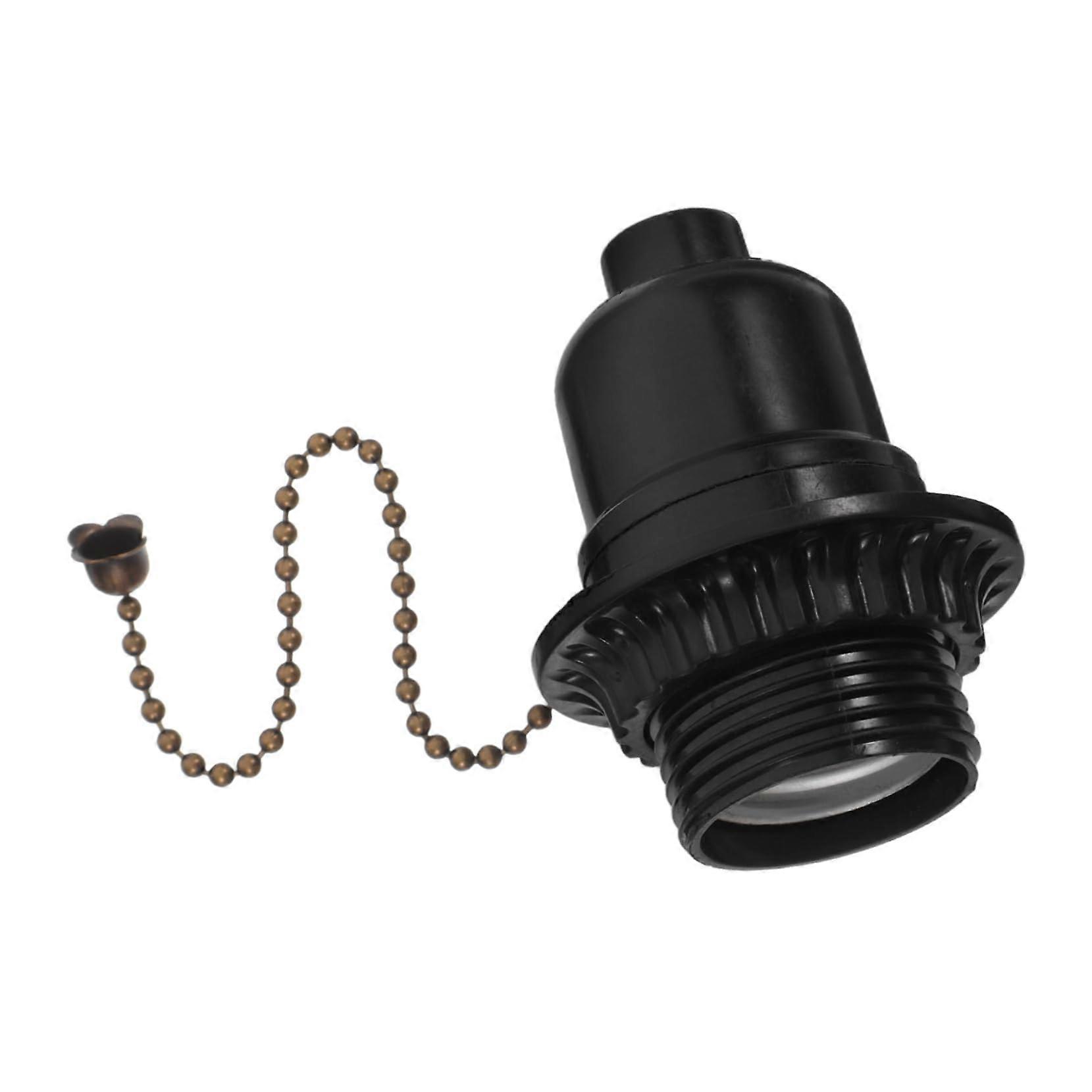 Pullchain socket vintage Bakelite switch knob for floor lamp, durable for DIY