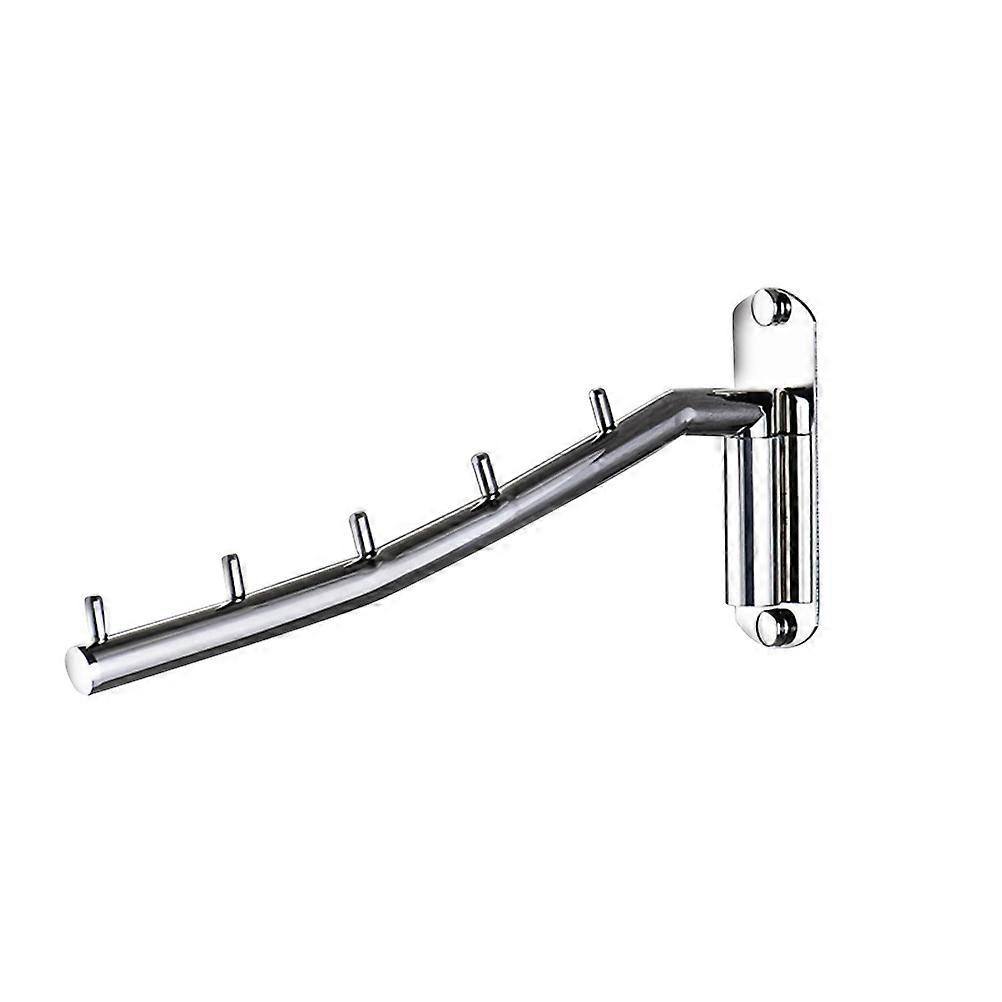 Swing Hangers Wall Mounted Clothes Hook Stainless Steel Multi-functional Space Saving Living x 12 x 4 cm 1Set