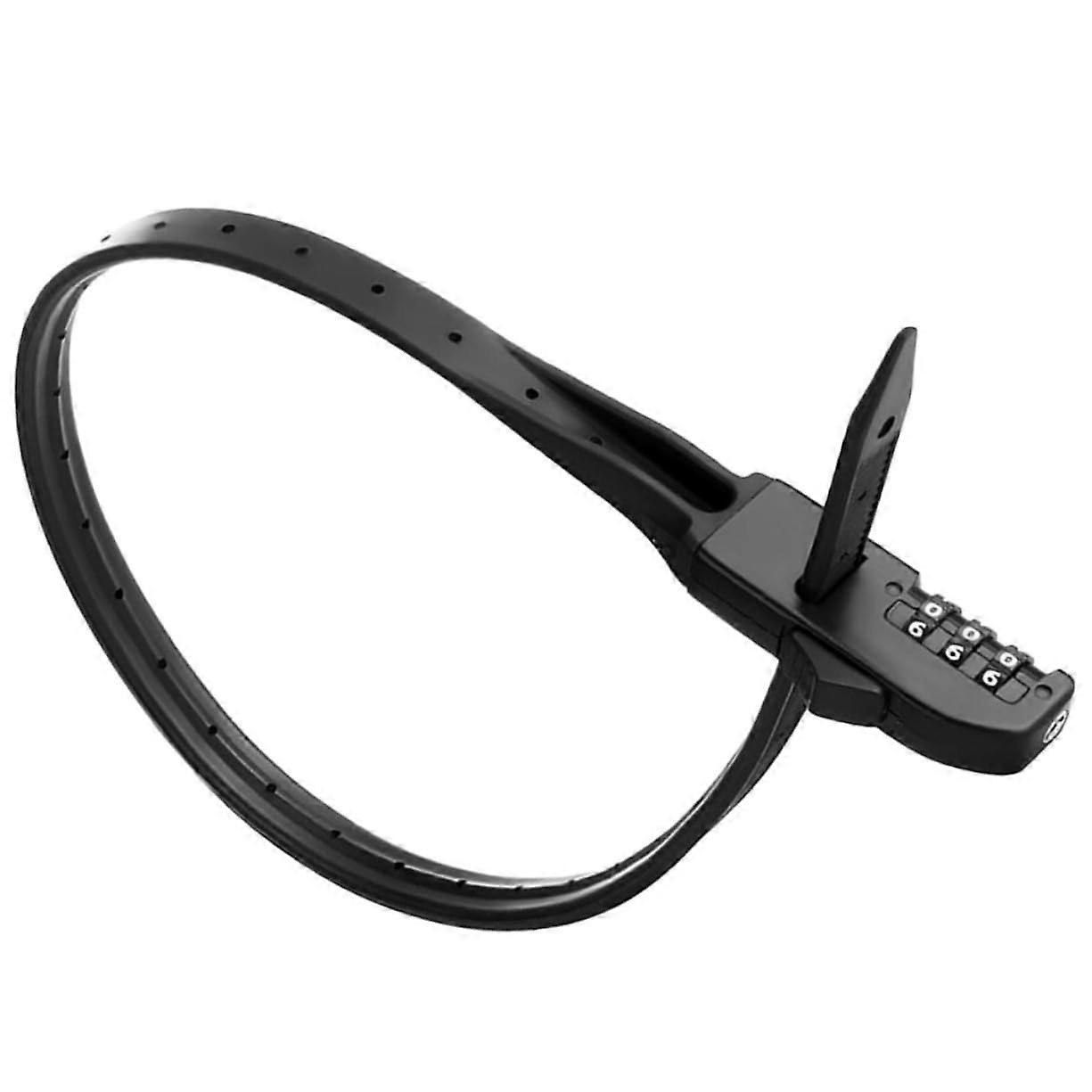 Bicycle lock with security band, sturdy cable lock for bikes, scooters, portable and durable