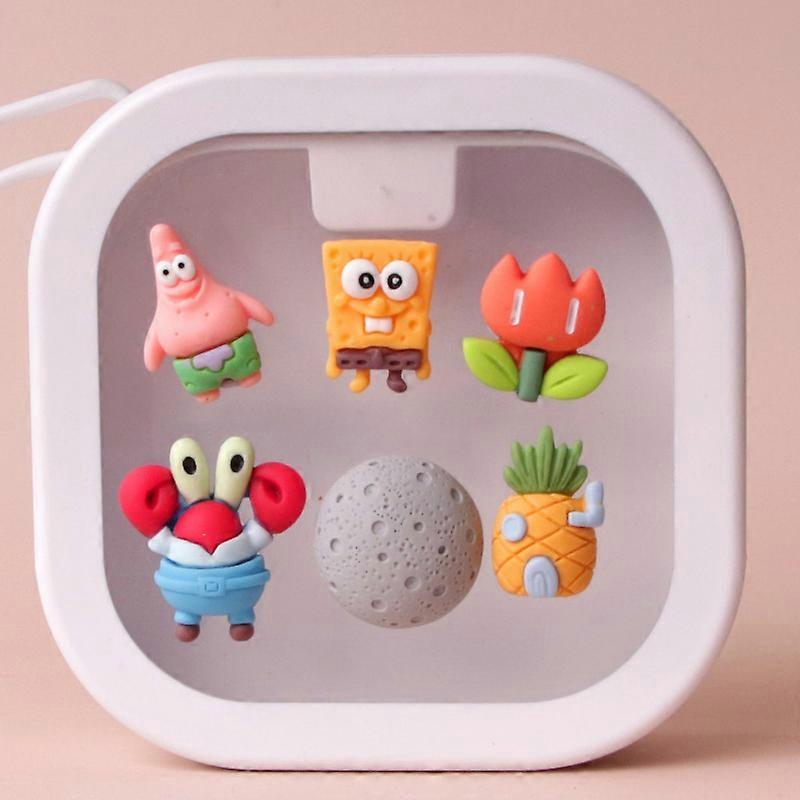 Retainer Storage Box Portable Lightweight Cartoon Cute Multifunctional Denture Retainer Case Type 6