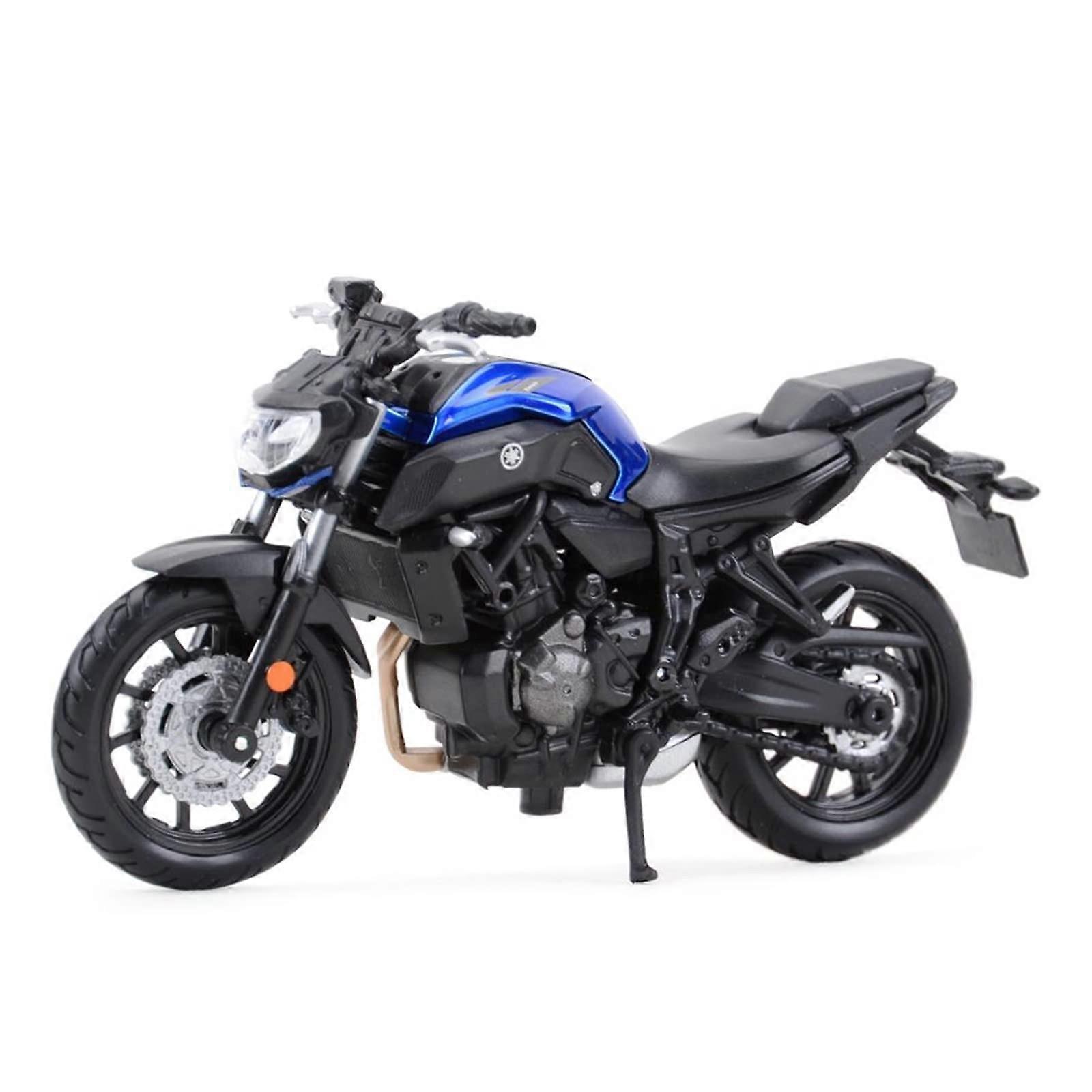 1:18 2018 Yamaha MT07 Static Die Casting Vehicle Collection Love Motorcycle Model