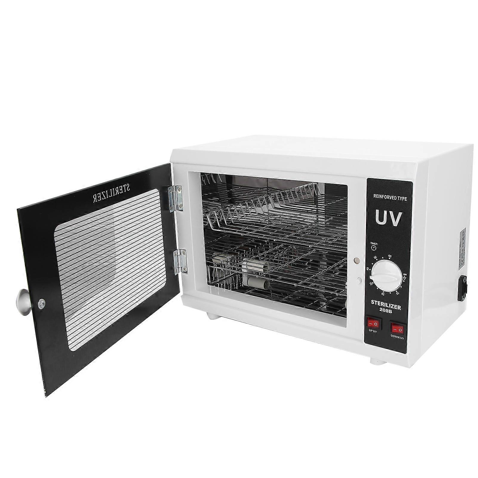 12W Ultraviolet Tool 12L Large Capacity UV Cleaning Cabinet for Salon Spa Tools AccessoryAU Plug 220V