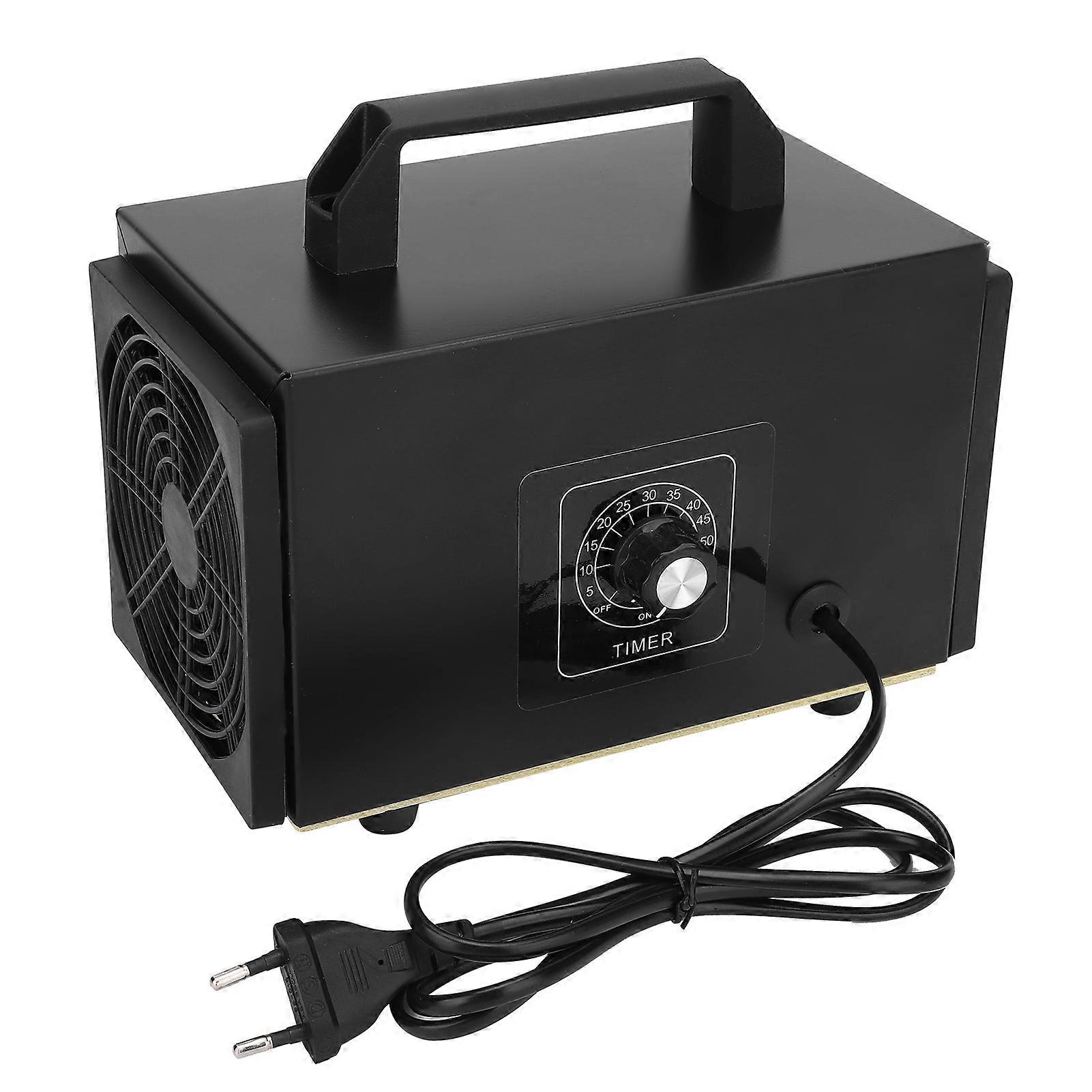 Ozone Generator Machine Portable Air Purifier Cleaner Black with Timer Industrial AccessoriesEU Plug 220V 20g / h