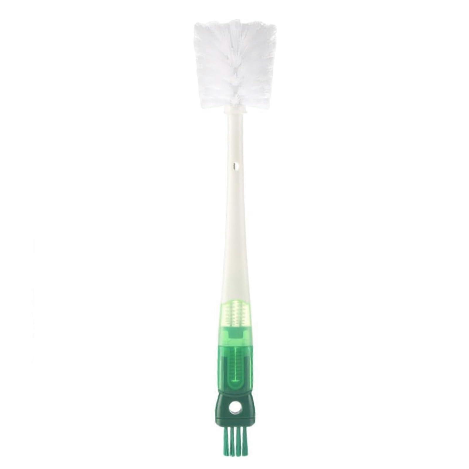 Fuginator 5in1 Function Shape Cup Brush with Long Handle Lid Cleaning Brush, Multifunctional Bottle Brush for Water Bottles (B, 7X36CM) B 7X36CM