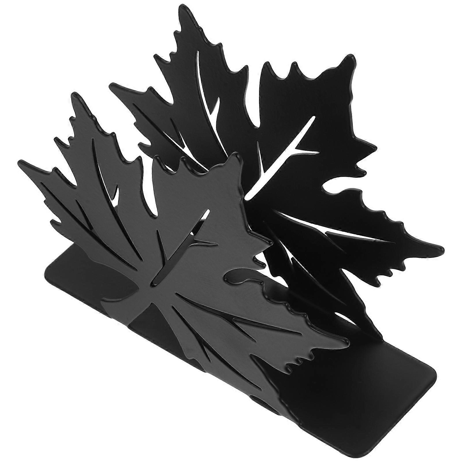 Elegant Maple Leaf Standing Napkin Holder Tissue Dispenser & Organizer for Restaurants, Bars & Shops | Space Saving & Easy to Clean