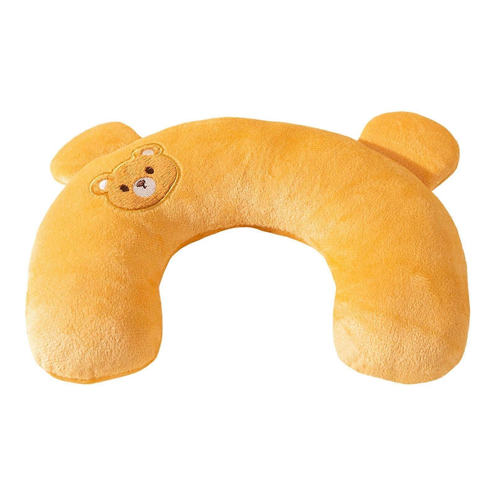 Cat Hug Pillow Cartoon Plush Neck Pillow Soft Fluffy Ushaped Cat Pillow