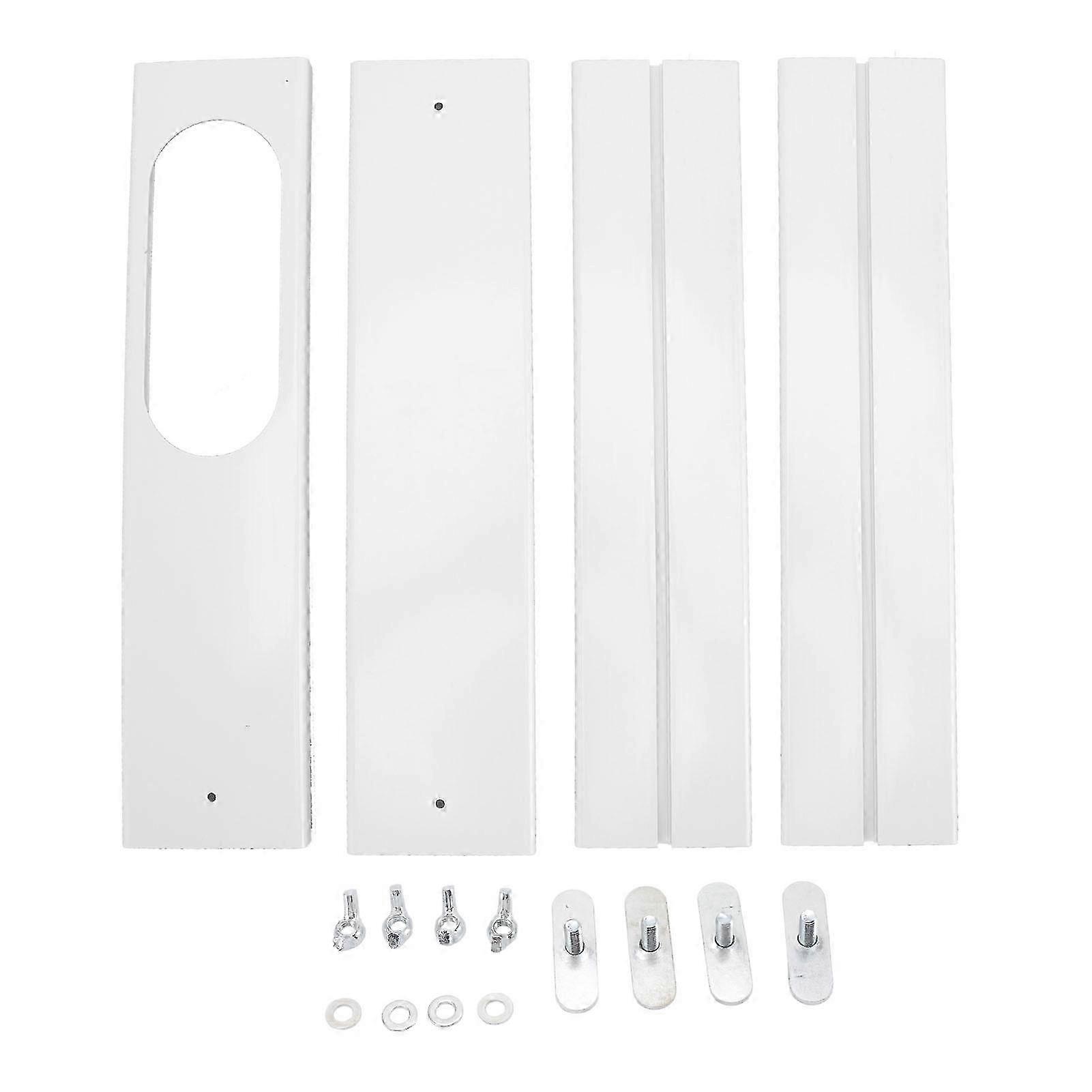 2025 4pcs Portable Air Conditioner Kit 16.9 to 55in Adjustable Window Sealing Panels for Home Office