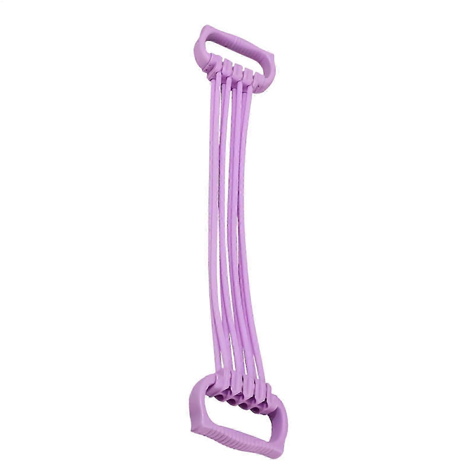 2025 Fitness bands for home, strength training and stretching Yoga, Pilates and gymnastics bands Adjustable, nonslip equipment violet