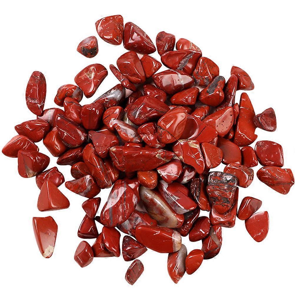 Aquarium Stones Pebbles Fish Habitat Improvement Irregular Natural Look Red Decorative Rocks For Flowerpot 1Set